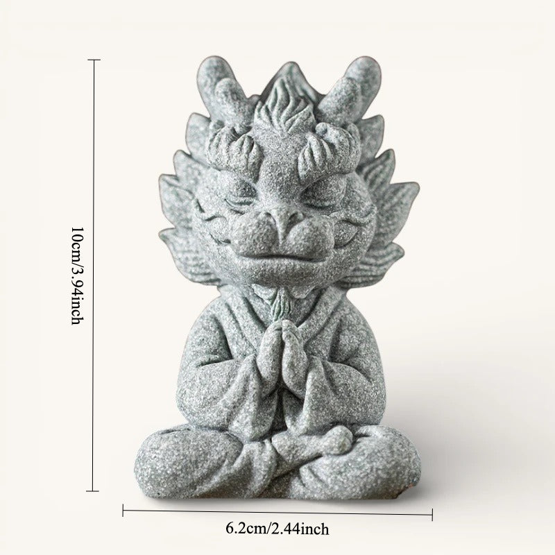 Abundance & Flow Zen Stone Sculpture – Dragon Karma