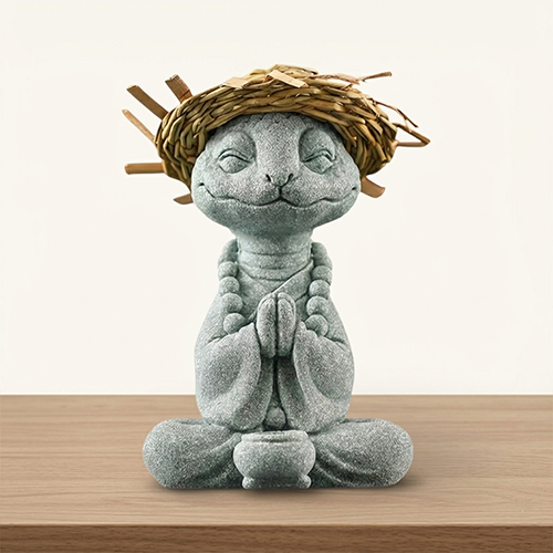 Straw-Hatted Serpent Incense Holder