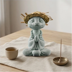Straw-Hatted Serpent Incense Holder