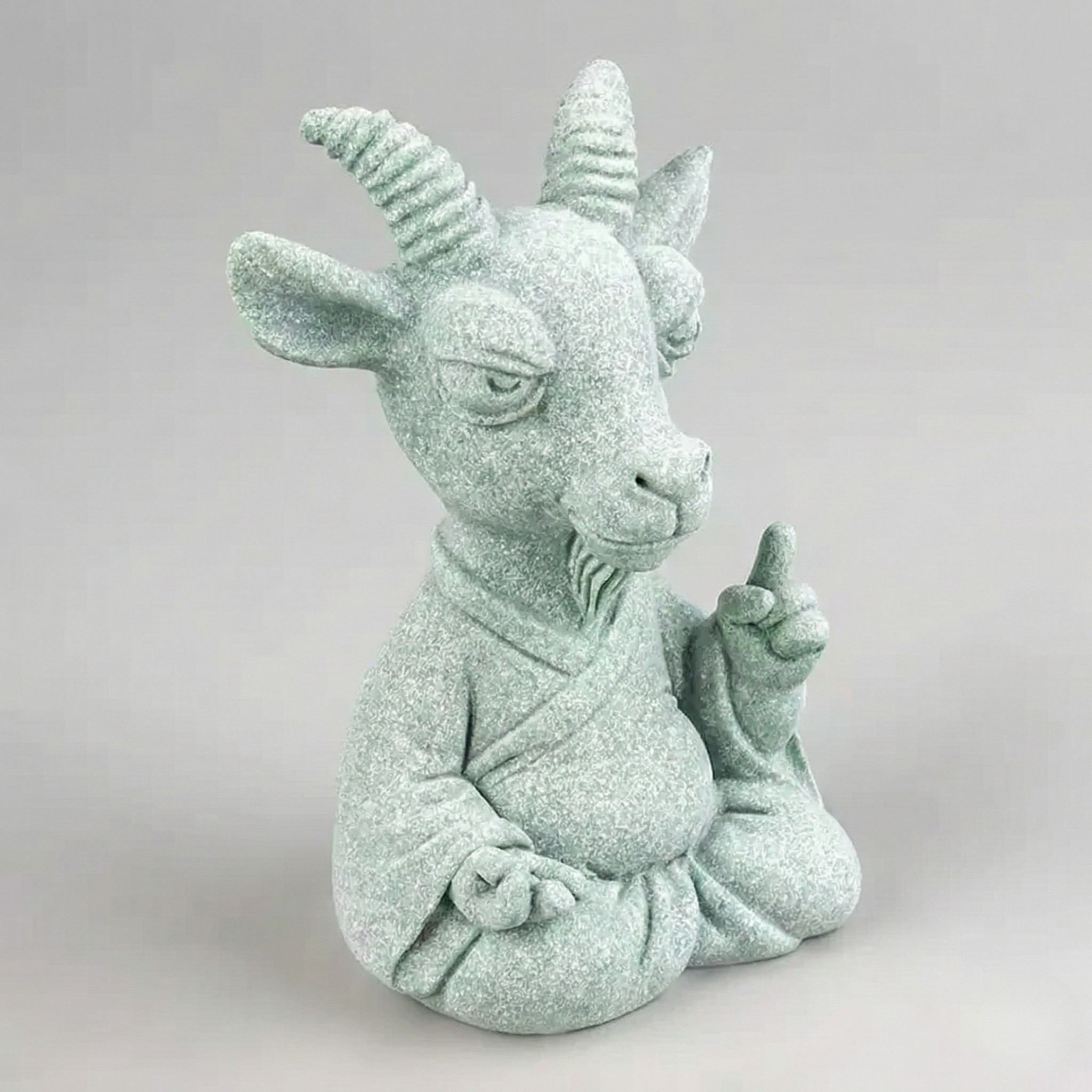Peace & Stillness Zen Stone Sculpture – Goat (Harmony)