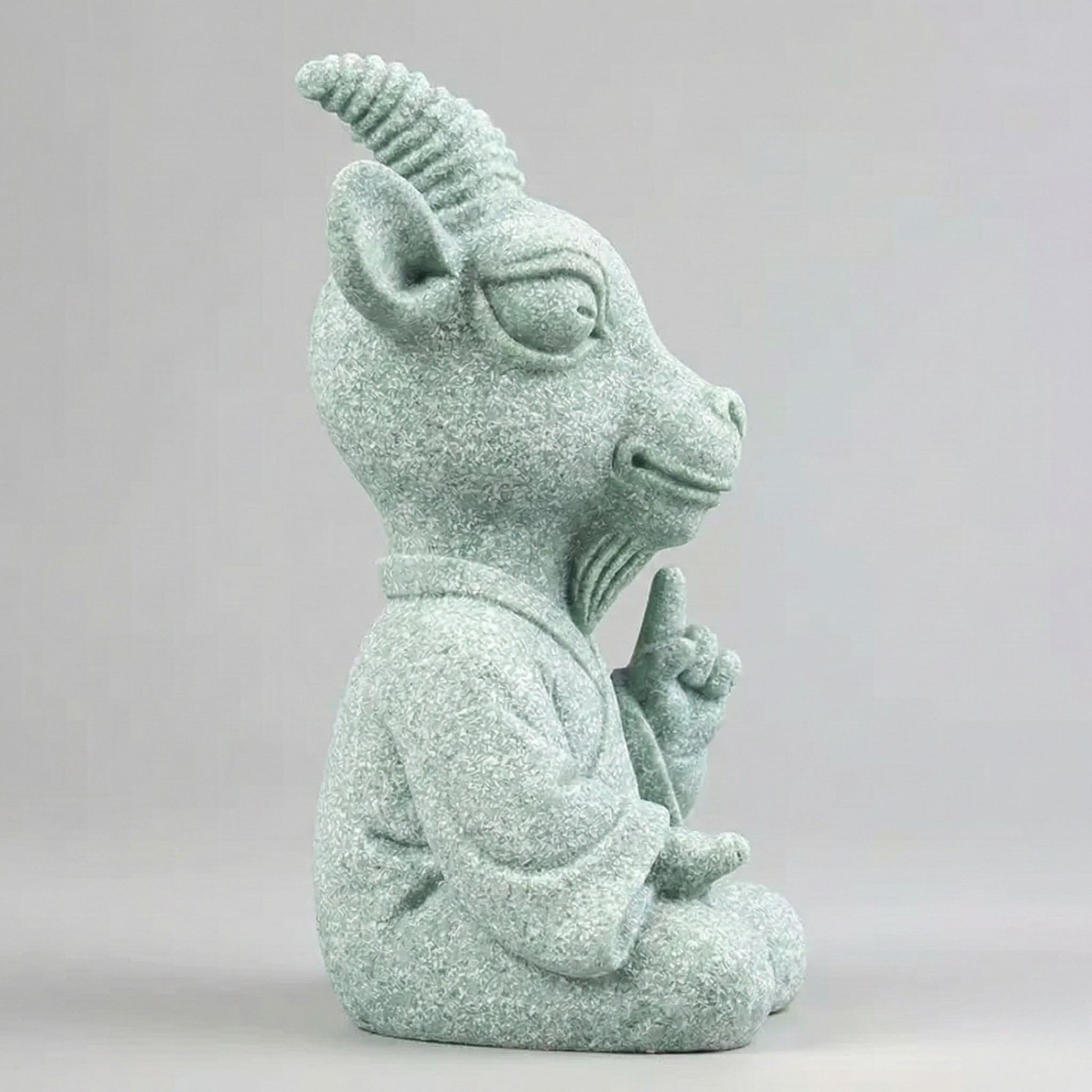 Peace & Stillness Zen Stone Sculpture – Goat (Harmony)