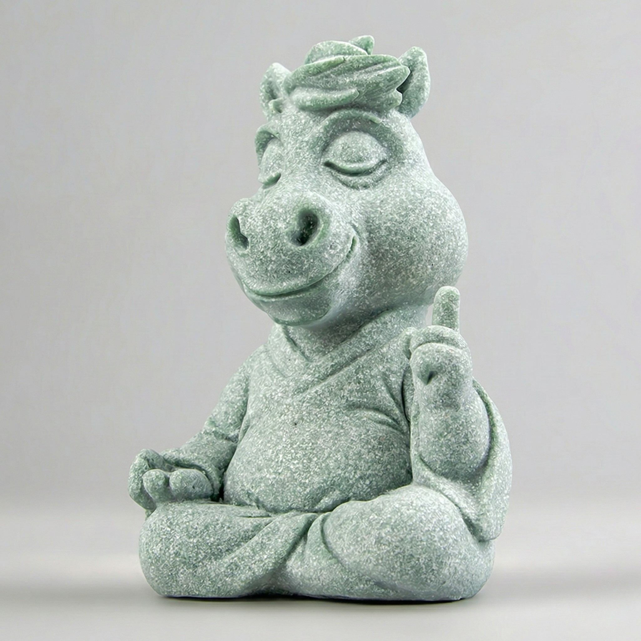 Abundance & Flow Zen Stone Sculpture – Horse (Symbol of Progress)