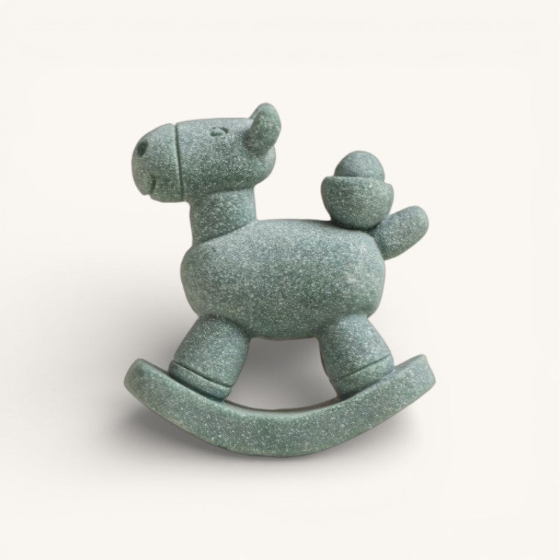 Abundance & Flow Stone Sculpture – Rocking Horse