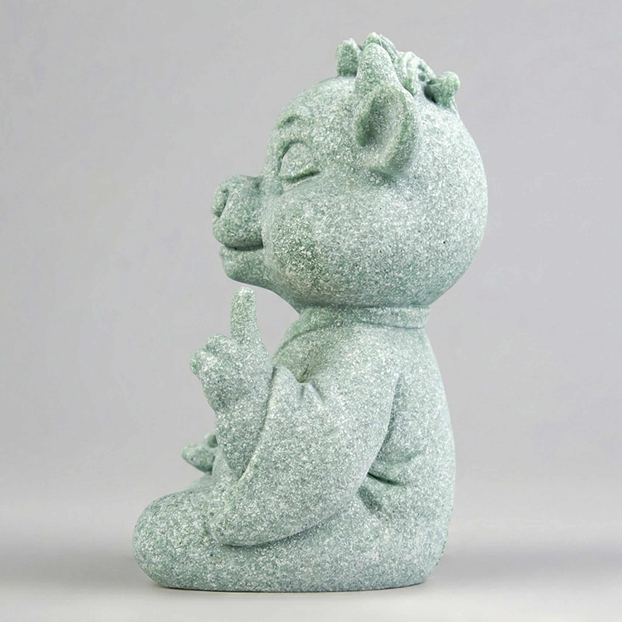 Long Life & Prosperity Zen Stone Sculpture – Ox (Steadiness)