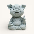 Long Life & Prosperity Zen Stone Sculpture – Pig (Contentment)