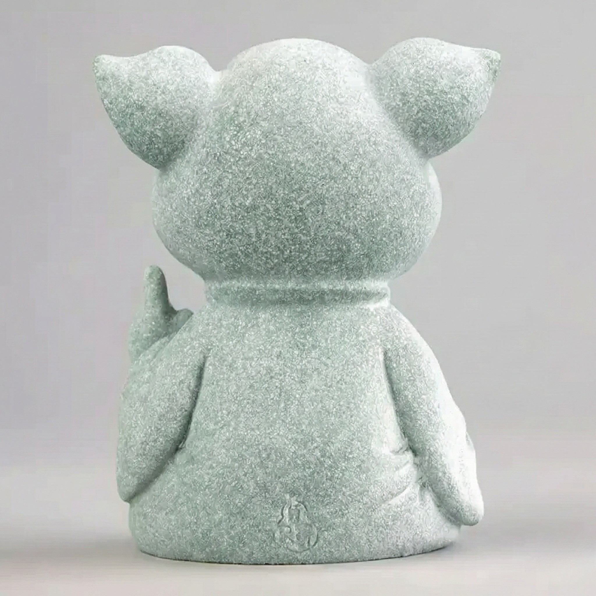 Long Life & Prosperity Zen Stone Sculpture – Pig (Contentment)