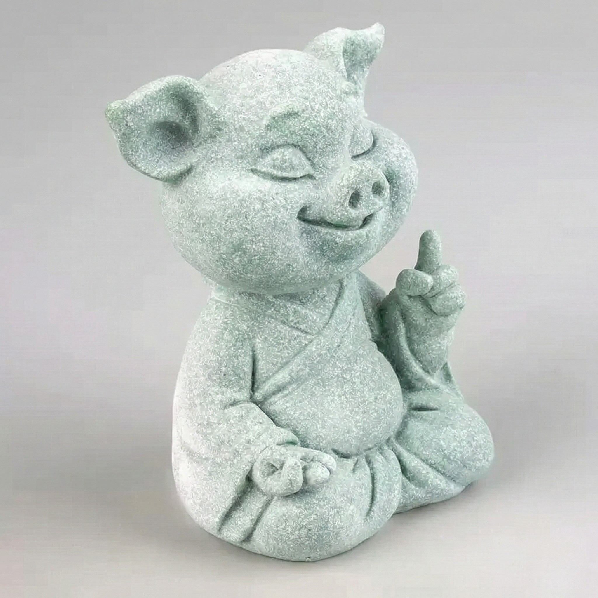 Long Life & Prosperity Zen Stone Sculpture – Pig (Contentment)