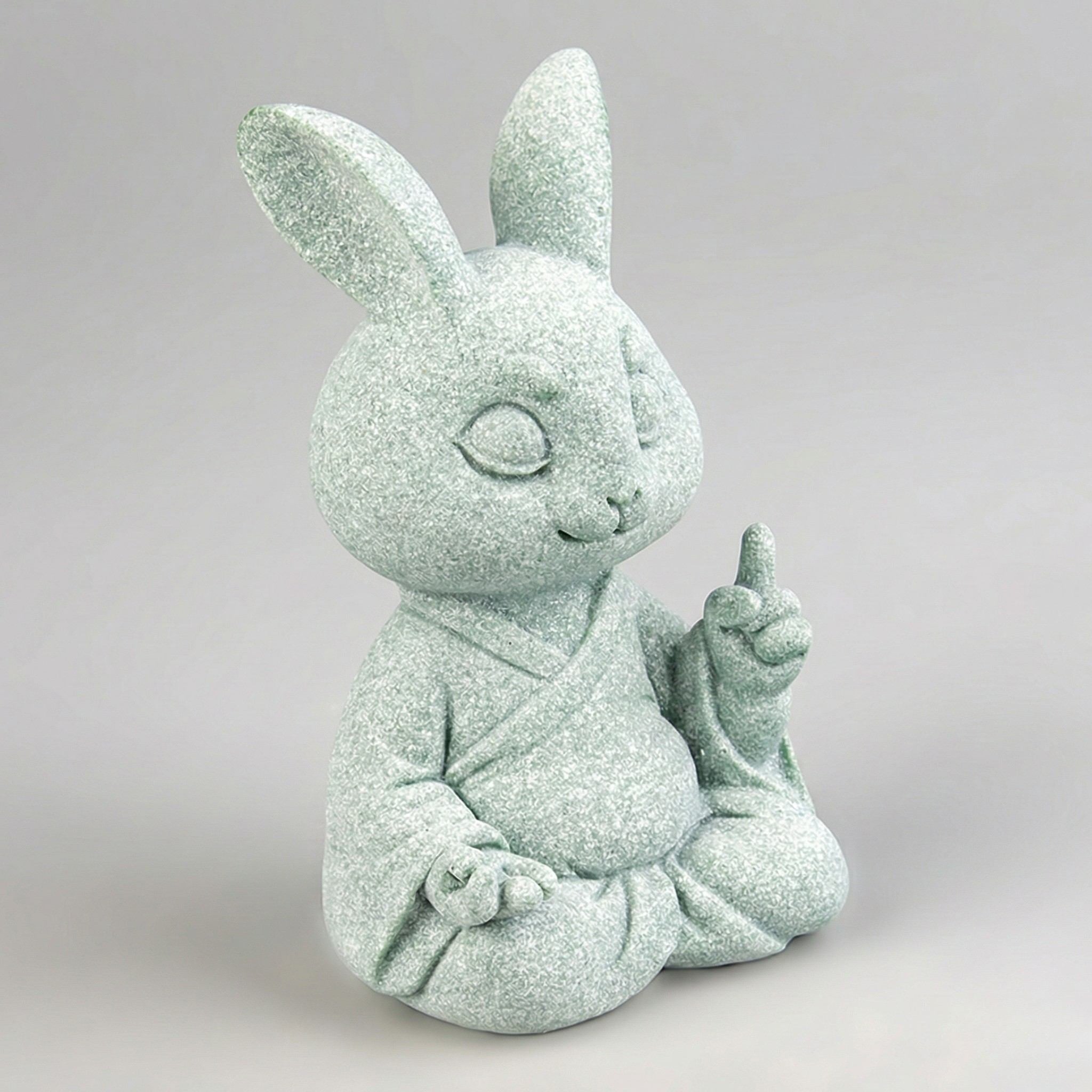Peace & Stillness Zen Stone Sculpture – Rabbit (Gentleness)