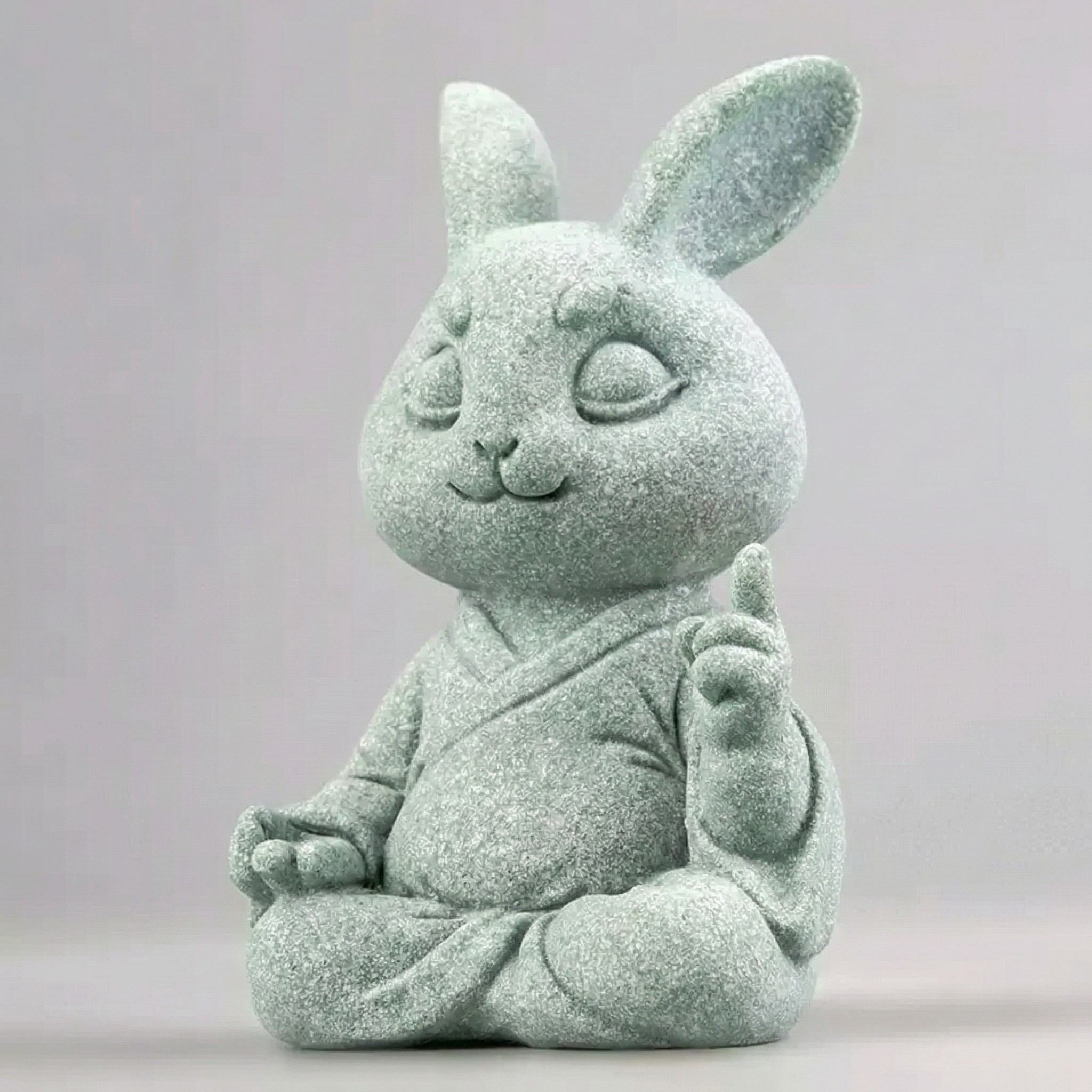 Peace & Stillness Zen Stone Sculpture – Rabbit (Gentleness)