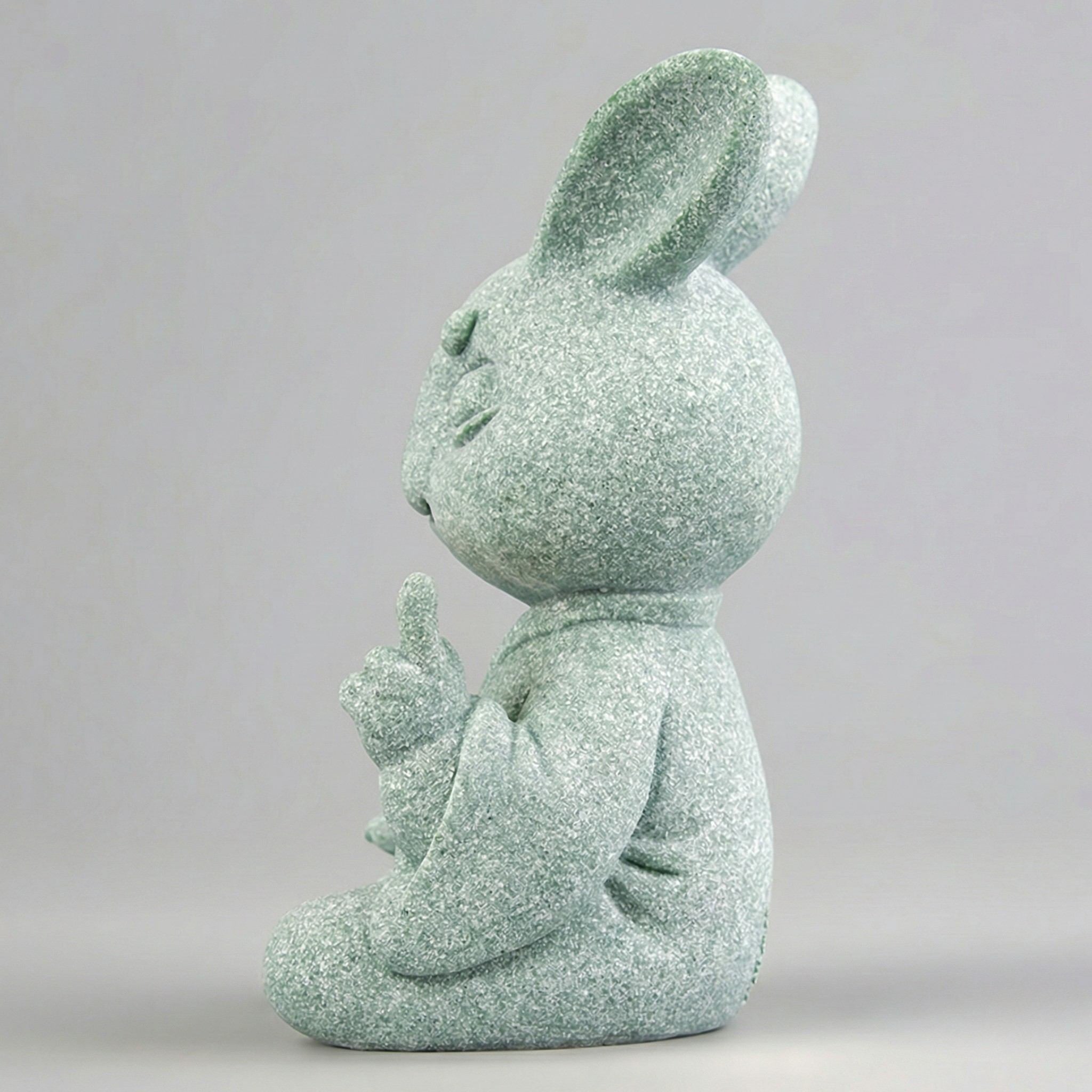 Peace & Stillness Zen Stone Sculpture – Rabbit (Gentleness)