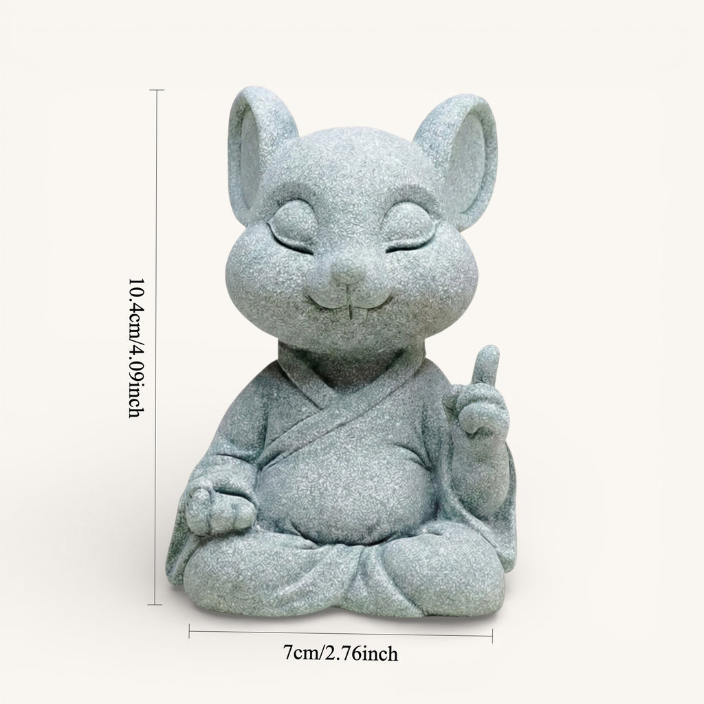 Abundance & Flow Zen Stone Sculpture – Rat (Symbol of Opportunity)