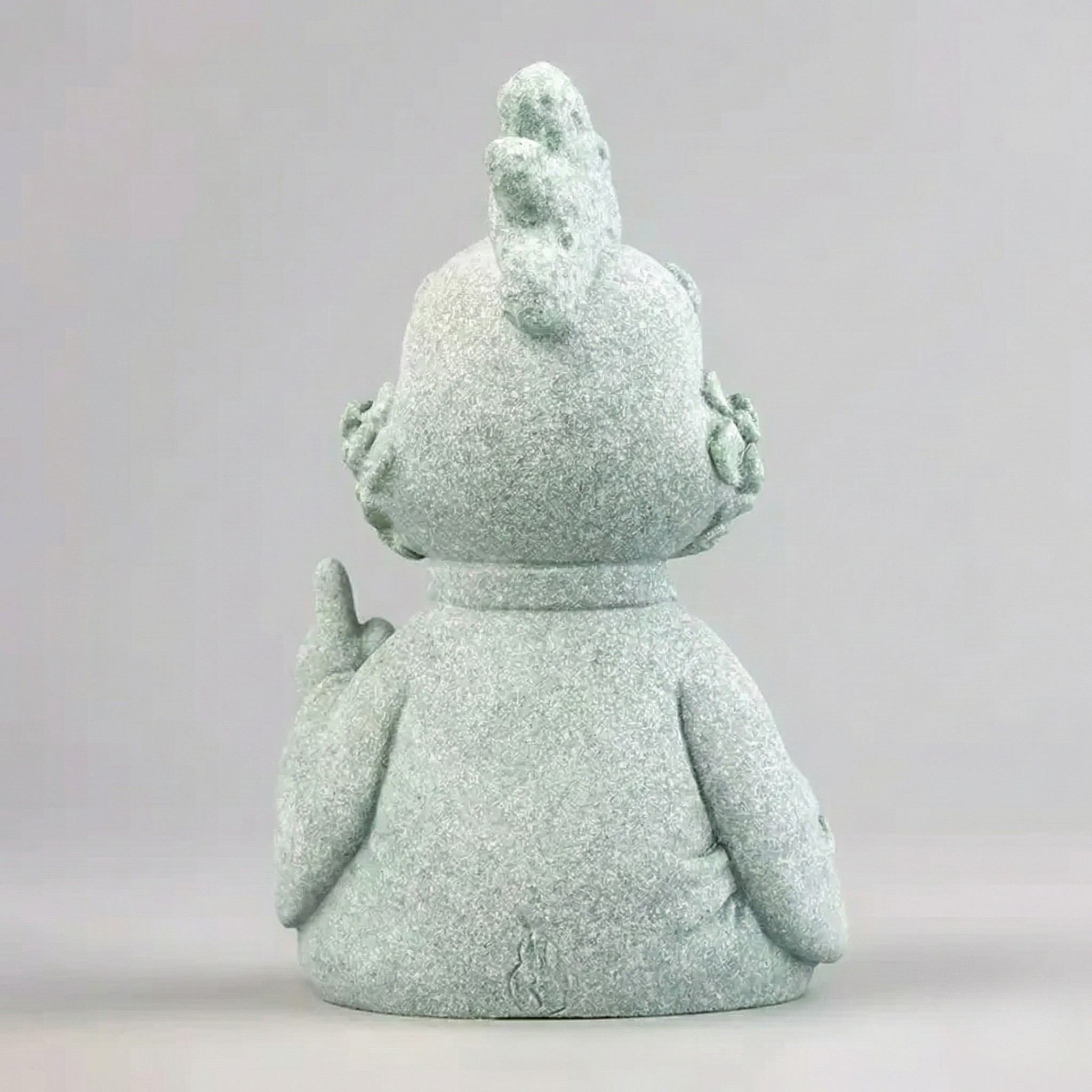 Abundance & Flow Zen Stone Sculpture – Rooster (Symbol of Confidence)