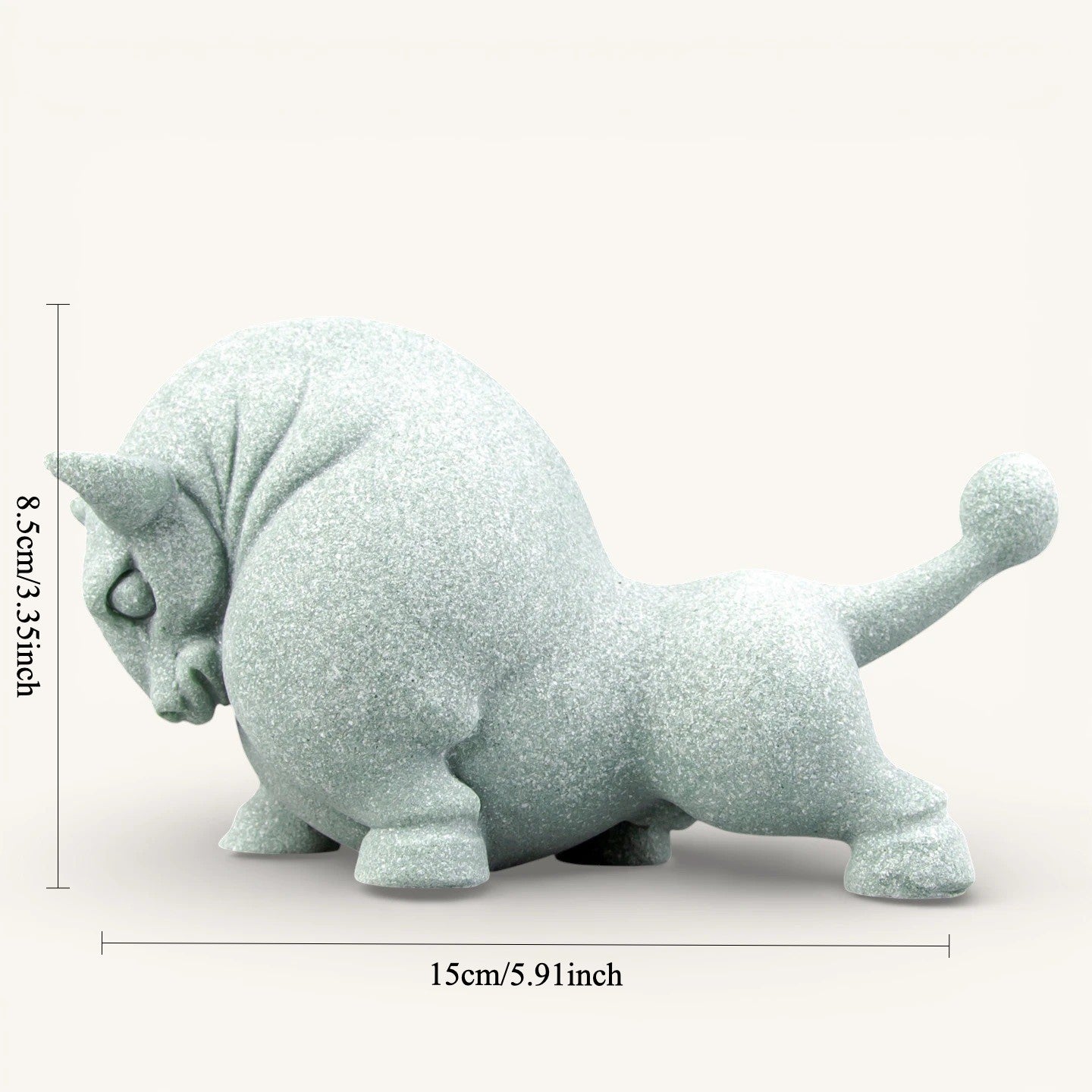 Abundance & Flow Stone Sculpture – Bull Market Ox