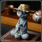Straw-Hatted Serpent Incense Holder