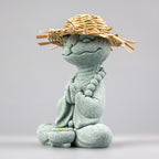 Straw-Hatted Serpent Incense Holder