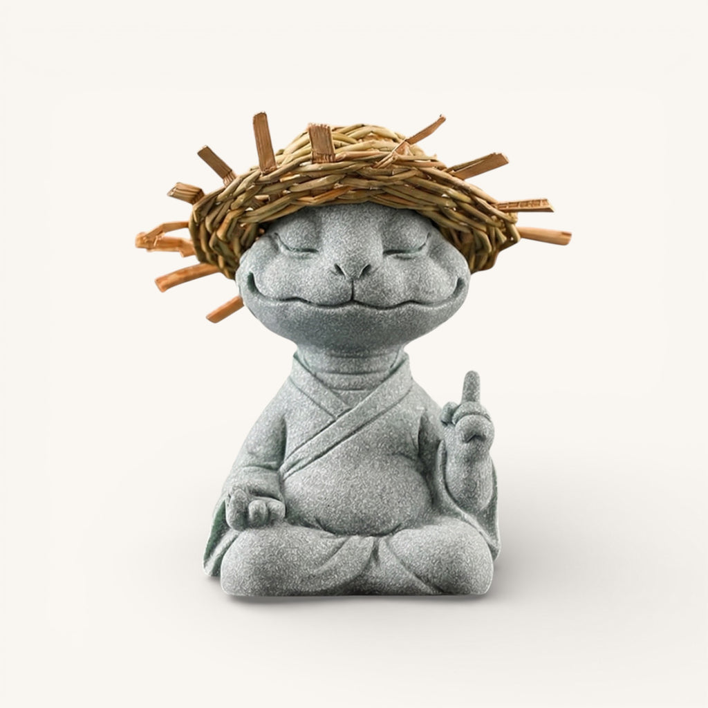 Abundance & Flow Zen Stone Sculpture – Prosperity Serpent (Rich Is Rising)