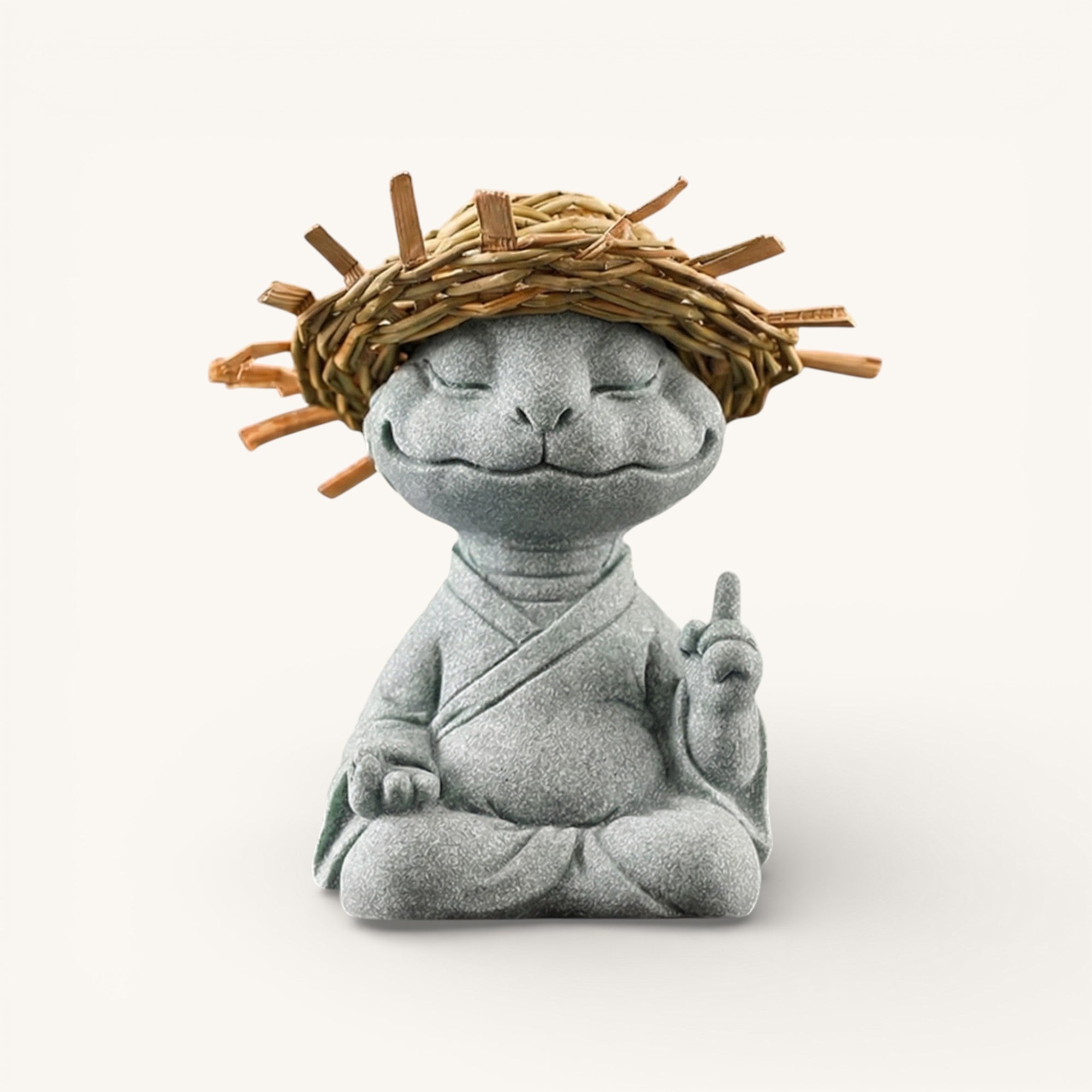 Abundance & Flow Zen Stone Sculpture – Prosperity Serpent (Rich Is Rising)