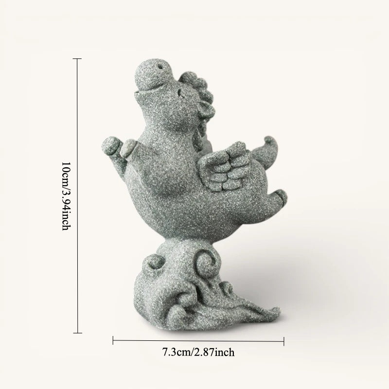 Abundance & Flow Zen Stone Sculpture – Lucky Pony