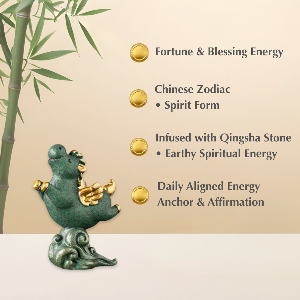 Abundance & Flow Zen Stone Sculpture – Lucky Pony