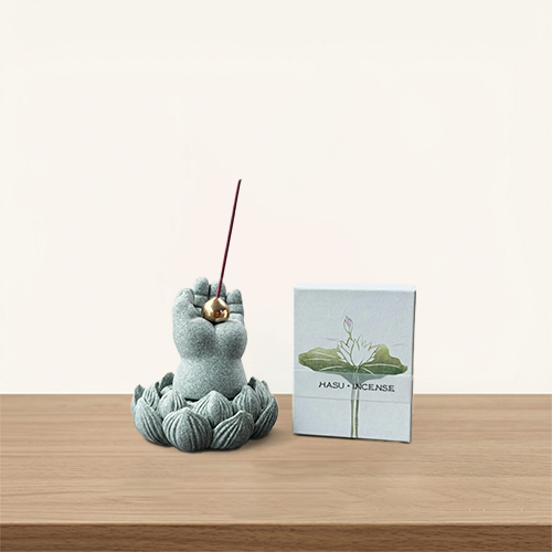 Lotus Hand Incense Ritual Set